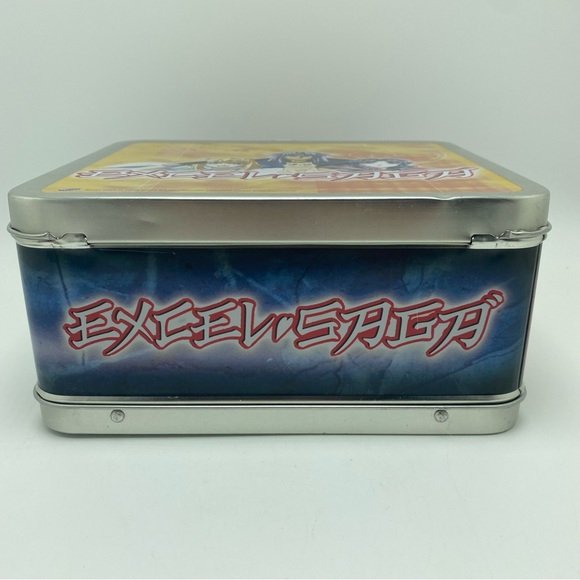 VTG 1999 Excel Saga Manga Series Collectible Metal/Tin Lunch Box - Picture 5 of 7